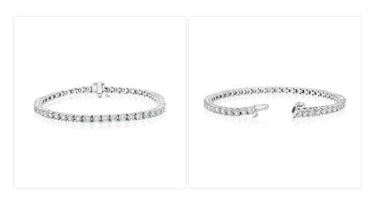6 ctw Diamond Tennis Bracelet in white gold 14k
