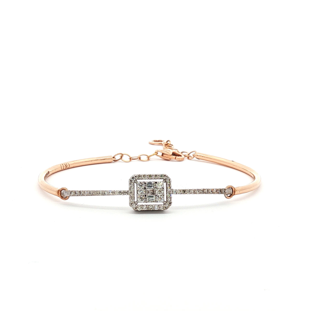 Diamond Bracelet 18Kt Rose Gold