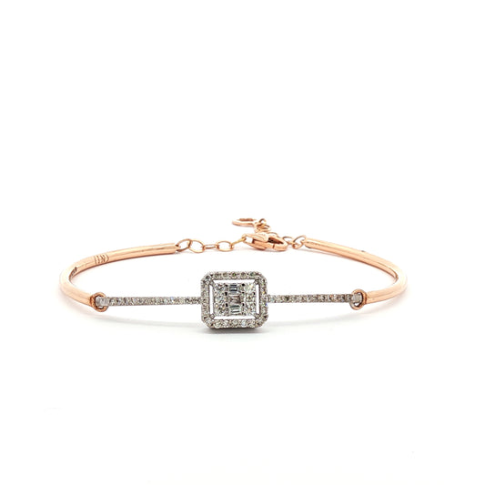 Diamond Bracelet 18Kt Rose Gold